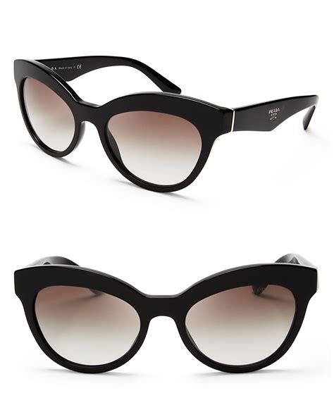 prada women glasses cateye|prada sunglasses black and white.